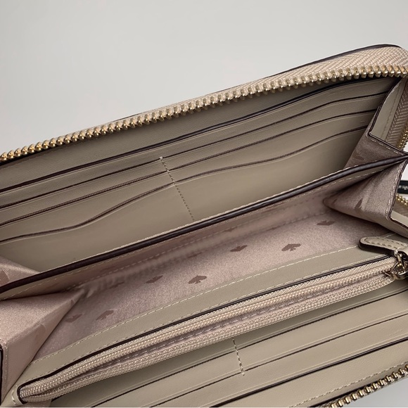 Kate Spade Large Continental Wallet in Warm Beige - 1616 - Picture 10 of 16